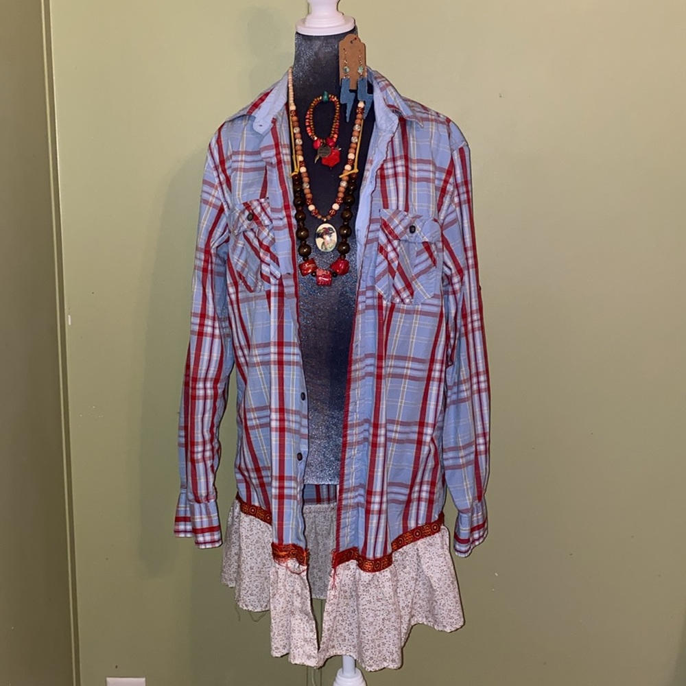 Boutique Blue Jean Baby plaid to perfection